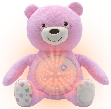 CHICCO BEAR С ЛАМПОЙ-ПРОЕКТОРОМ 3В1 + ЛЮЛЛЯСЫ