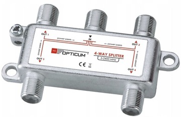 Splitter Rozgałęźnik 4-WAY TV Naziemnej Satelity