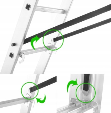 Алюминиевая лестница HIGHER 3x10 Professional + CART