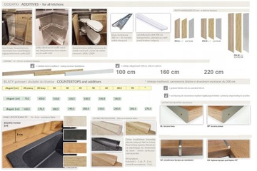 ECONO Kuchnia 2 MDF biała POD WYMIAR PROJEKT