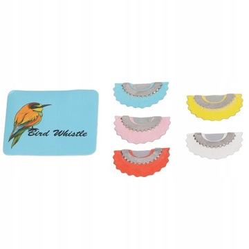 ИГРУШЕЧНЫЙ СВИСТОК 5 ШТ. 5 ЦВЕТОВ СВИСТОЛКА ДЛЯ ПТИЦЫ