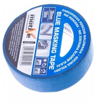 TAŚMA MALARSKA NIEBIESKA BLUE MASKING 38/50 m