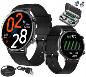 Zegarek SMARTWATCH RUBICON RNCE98 + SŁUCHAWKI