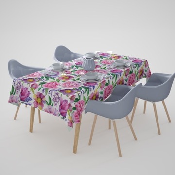 СКАТЕРЬКА СТОЙКАЯ К ПЯТЯНИЯМ 140X240 ГЛАДКАЯ МАТОВАЯ ТОЛСТАЯ