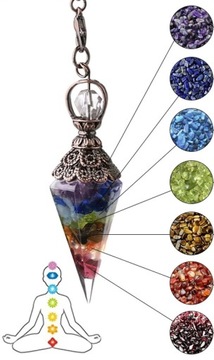 WISIOREK WAHADŁO ORGONIT RADIESTEZYJNE AGAT TURKUS DOBRE SAMOPOCZUCIE