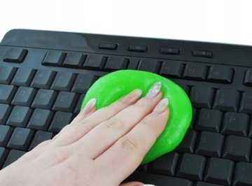 Эластиновый клей-гель для чистки клавиатуры мыши.