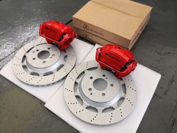 НАКЛЕЙКА НА ЗАДНИЙ СУППОРТ Mercedes W213 AMG