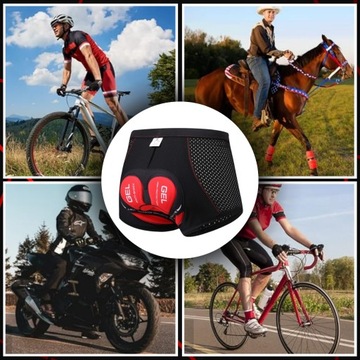 ВЕЛОСИПЕДНЫЕ ШОРТЫ ВЕЛОСИПЕДНЫЕ ШОРТЫ МУЖСКИЕ БОКСЕРСКИЕ ШОРТЫ С 3D ГЕЛЕВОЙ ВСТАВКОЙ L