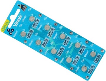 10x BATERIA VINNIC G3 AG3 L736 LR41 392 192 L736F