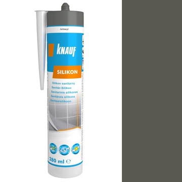 Silikon sanitarny KNAUF antracyt 280ml
