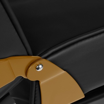 557G Косметическое кресло с золотыми и черными кюветами