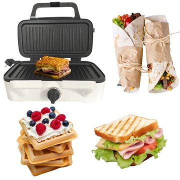 Вафельница-Гриль 3в1 MPM MOP-33 1200Вт