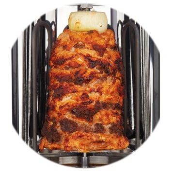 ВЕРТИКАЛЬНЫЙ ГРИЛЬ-МАШИНА КЕБАБА КУРИНЫЕ ШЕЙКИ ТОСТЫ 6 ШАМПУШКОВ