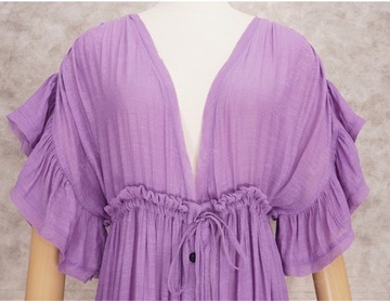 Maxi Beach Tunic Tunic Tunic Purple Purple