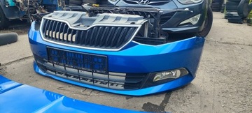 SKODA FABIA III КАПОТ БАМПЕР КРЫЛЬЯ ФОНАРИ ПЕРЕДНЯЯ РЕМНЯ В КОМПЛЕКТЕ ПЕРЕДНЯЯ ЧАСТЬ