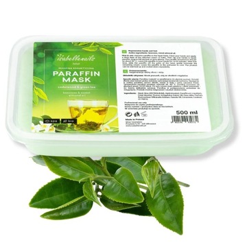ISABELLENAILS Parafina kosmetyczna zielona herbata do pielęgnacji dłoni rąk
