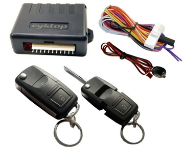 Контроллер центрального замка, пульт, перочинный нож SKODA,AUDI,VW,SEAT KOMFORT LED