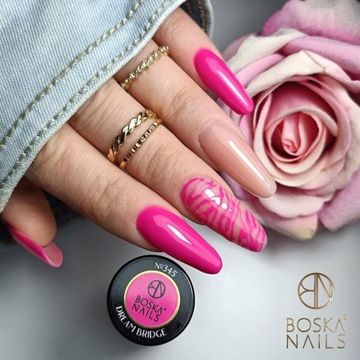 Boska Nails Розовый гибридный лак для ногтей 6 мл Dream Bridge 345
