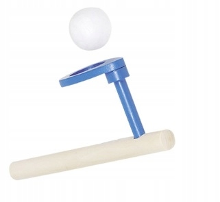 DMUCHAWKA DREWNIANA DMUCHAJKA LOGOPEDYCZNA 2XPIŁKA