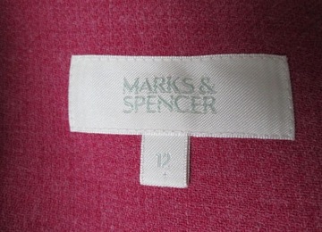 Marks & Spencer żakiet marynarka vintage new wool 40% wełna L 40 j NOWA