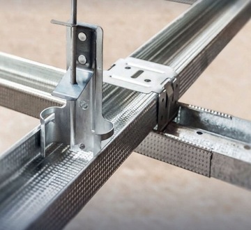 ВРАЩАЮЩАЯСЯ ВЕСЕЛКА BUDMAT С ПРУЖИНОЙ для профилей CD60, гипсокартона, потолков, 100 шт.