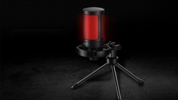 Mikrofon Pojemnościowy Gamingowy Studyjny USB statyw SAVIO SONAR PRO 01
