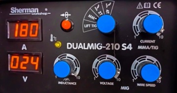 ИНВЕРТОРНЫЙ СВАРОЧНЫЙ АППАРАТ MIGOMAT SHERMAN DUALMIG 210 S4 200A 2T 4T 230V IGBT