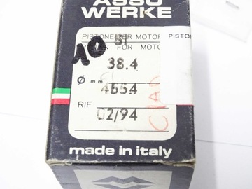 Поршень Asso Polini 38,4 штифт 10 мм Piaggio Ciao