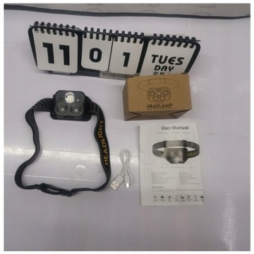 USB-ФОНАРЬ С КРАСНЫМ СВЕТОМ И 6 РЕЖИМАМИ СВЕТА
