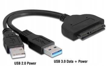 SATA 22-контактный USB 3.0 USB 2.0 HDD SSD-кабель-адаптер