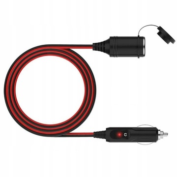 УДЛИНИТЕЛЬ АВТОМОБИЛЬНОГО ПРИЖИГАТЕЛЯ 12/24В