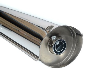 Глушитель хром WSK 175 с хомутами DUELLS, 1 сорт