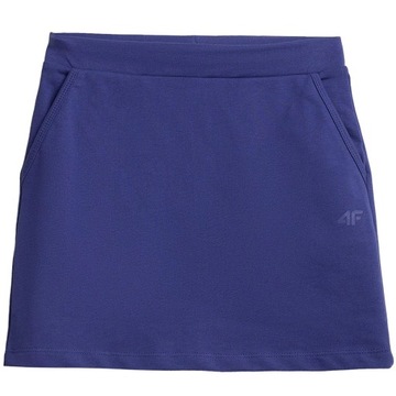 Spódnica dla dziewczynki 4f ciemny granat hjl22 jspud001 30s 140cm