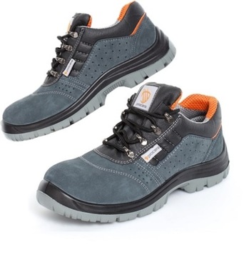 BUTY OCHRONNE Półbuty Z METALOWYM NOSKIEM S1SRC 42