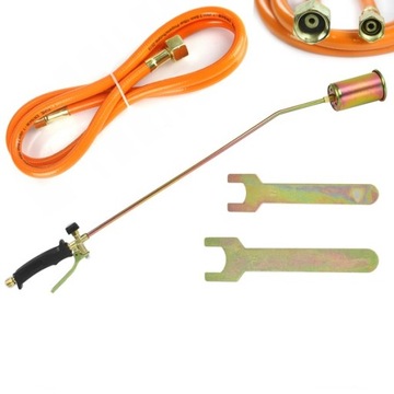 ГАЗОВАЯ ГОРЕЛКА ДЛЯ ОБЖИГА БУМАГИ, ДЛИННАЯ 85СМ