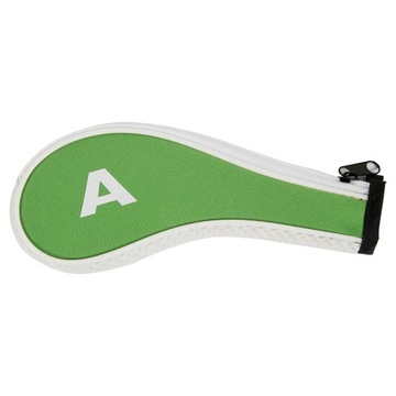 10x Zestaw nakryć głowy na główkę kija golfowego, zielony i biały