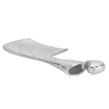 Подарок на Крещение - серебряный гребешок/с гравировкой.