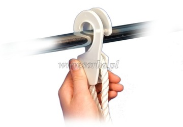 Wieszak do odbijaczy Fastfender 25 biały 2 szt