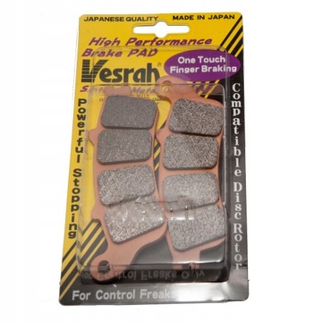 VESRAH KLOCKI HAMULCOWE HONDA VTX1800 2002-2008