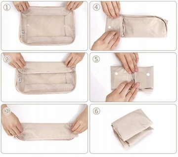 НАБОР ИЗ 7 УПАКОВОК-ОРГАНИЗАТОРОВ ДЛЯ ЧЕМОДАНА-ОРГАНИЗАТОРА