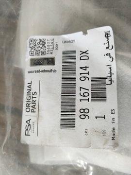 OPEL COMBO E ZNAK ZNAKY LOGO PŘEDNÍ 98167914DX NOVÝ ORIGINÁLNÍ