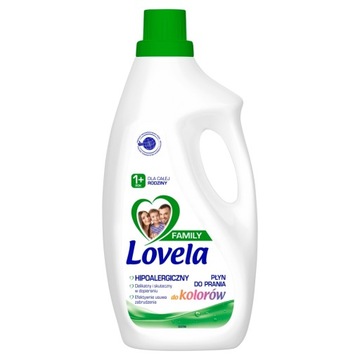 Płyn do prania do kolorów LOVELA Family 28 prań 1,85l