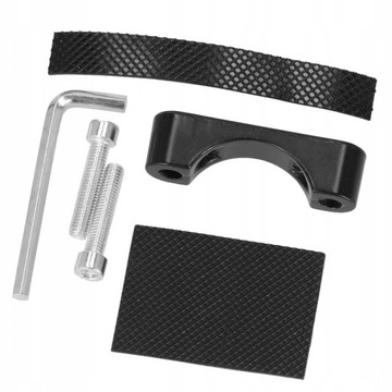 Прочный алюминиевый держатель для велосипедного телефона, привинченный к рулю мотора.