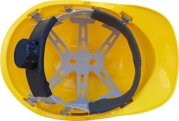 ЗАЩИТНЫЙ РАБОЧИЙ ШЛЕМ, ЖЕЛТЫЙ ШЛЕМ С РЕМЕННОЙ КОНСТРУКЦИЕЙ