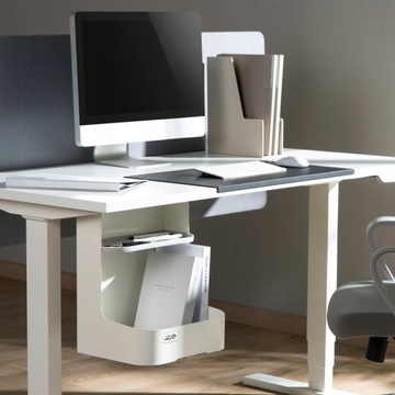 КОНТЕЙНЕР-ОРГАНИЗАТОР ПОД СТОЛ С ПОЛКОЙ ДЛЯ ПОСУДЫ