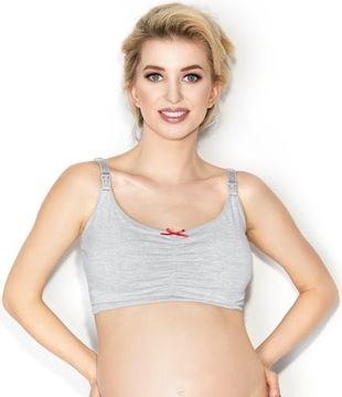 MITEX biustonosz EASY BRA do karmienia szary M