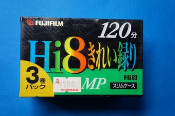 KASETA Video Hi8 FUJIFILM P6-120 HIMP B 120min 3-PACK