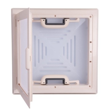 Мансардное окно 40Х40 МПК москитная сетка, форточка Белый