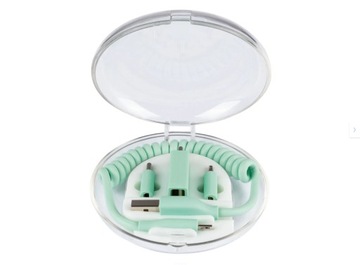 Kabel 5w1 USB - USB typ C / microUSB / Lightning Tronic 1 m