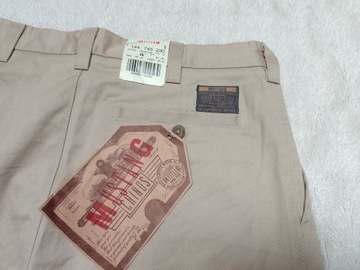 spodnie męskie chinos Mustang Hose 32/30 48 beżowe